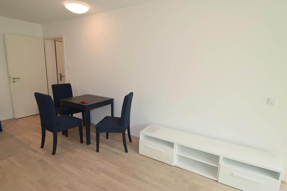 München Aubing (4 41) 2-Zimmer-Wohnung 46,11 m2 EG teilmöbliert mit Terrasse München West S-Bahn S4 – Bild 11