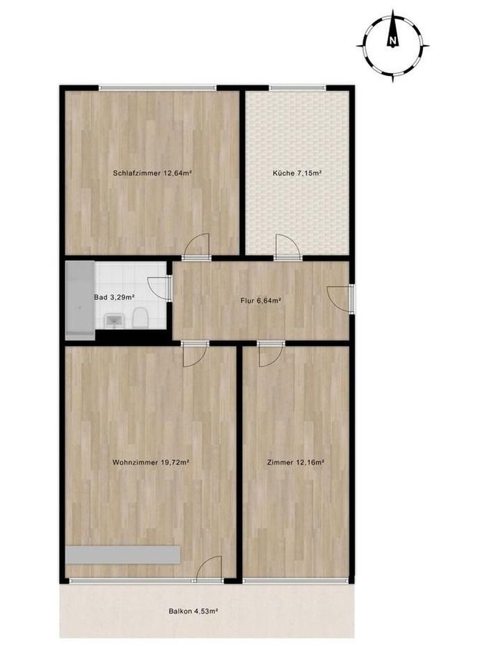 Top-Lage am Olympiapark – 3-Zimmer-Wohnung mit Südbalkon & TG in Schwabing-West – Bild 13