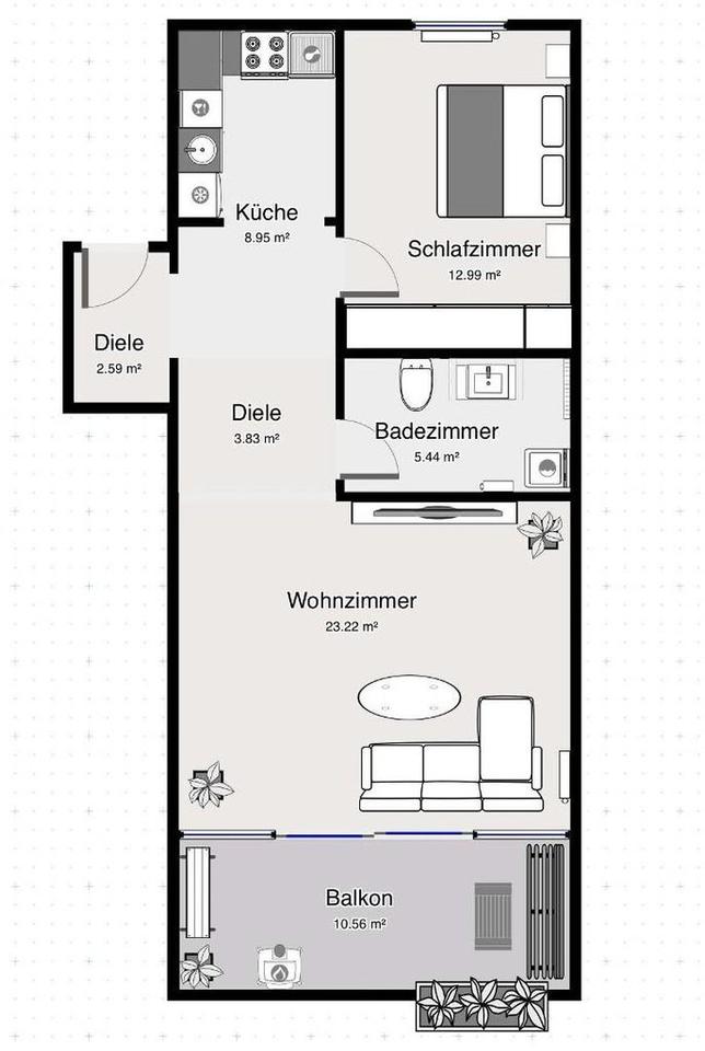 Skyline-Feeling in Nürnberg – Exklusive Traumwohnung mit Swimmingpool und Sauna – Bild 19