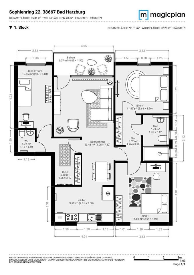 Langfristige Sicherheit: Hochwertig sanierte 4 Zimmer Wohnung mit Zukunftswert – Bild 11