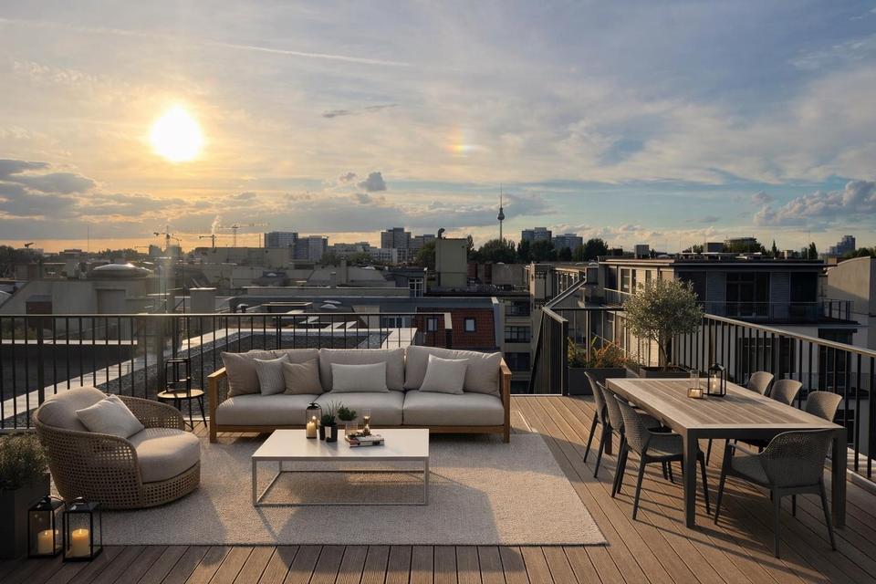 Neubau-Penthouse mit Aufdachterrasse und Weitblick über Berlin – Bild 4