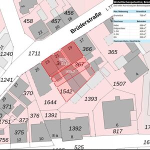 Einmalige Gelegenheit - 3 zusammenhängende Baugrundstücke im Zentrum von Bad Salzufeln