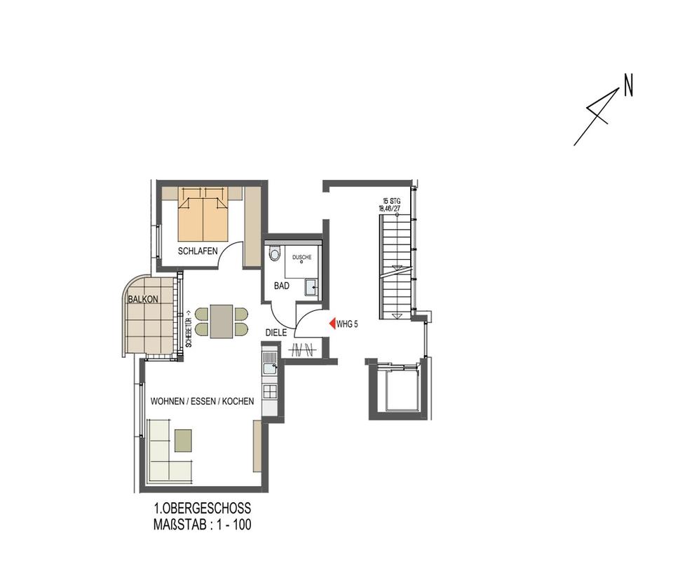 Neubau-Erstbezug | 2-Zi.-Wohnung in zentraler Bestlage von Gerlingen – Bild 8