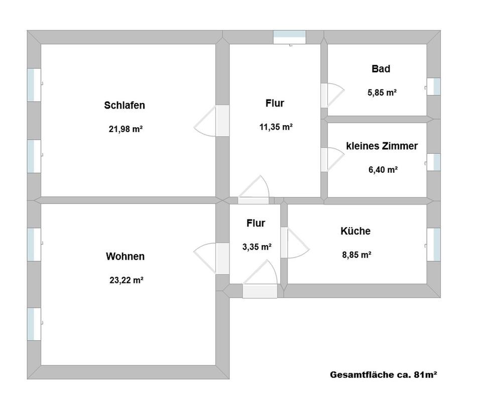 Große 2,5-Zimmer-Wohnung in Velten mit EBK, Tageslichtbad & Stellplatz (Wallbox-Option) – Bild 19