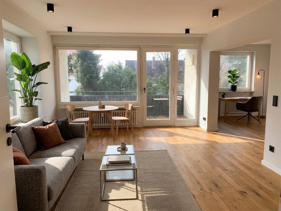 Modernisiert 2026: Helle 63 m² Wohnoase mit Stellplatz in Frankfurt!