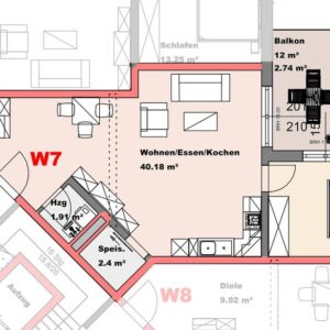Neue Mietwohnung, Innenstadtlage in Kastellaun